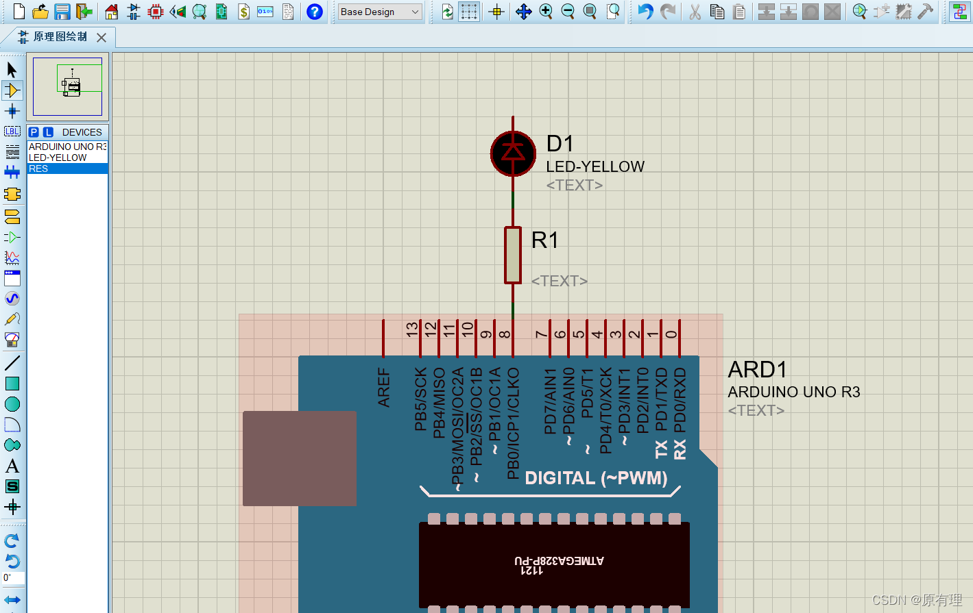 Proteus 8.9 模拟仿真Arduino控制点亮LED_arduino仿真软件-CSDN博客