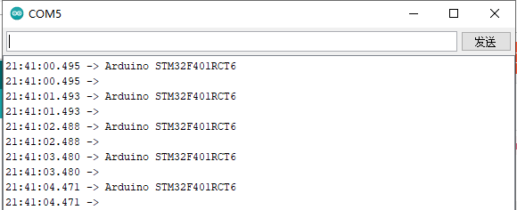 STM32F401RCT6基于Arduino框架点灯程序