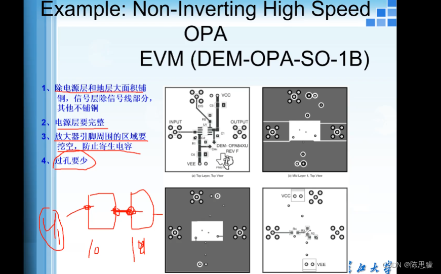 电流反馈型运放以及PCB