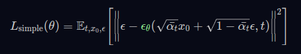 扩散模型DDPM开源代码的剖析【对应公式与作者给的开源项目，diffusion model】