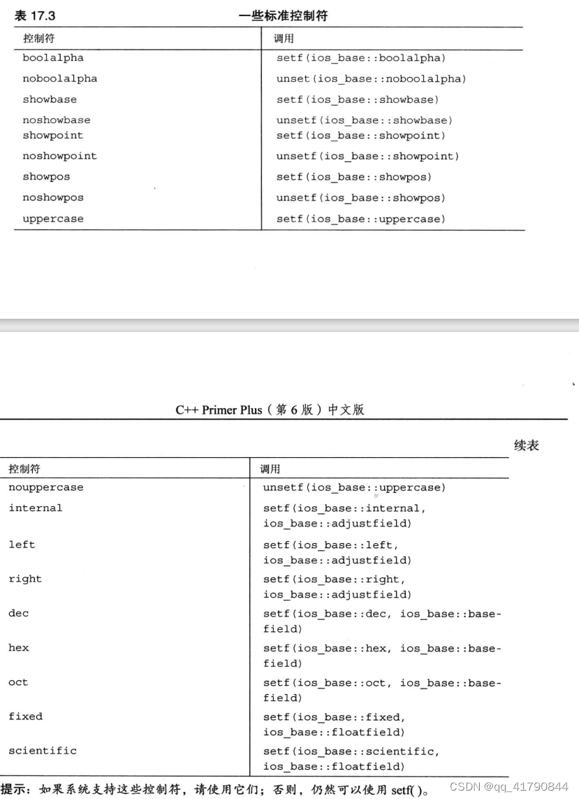 C++标准输出