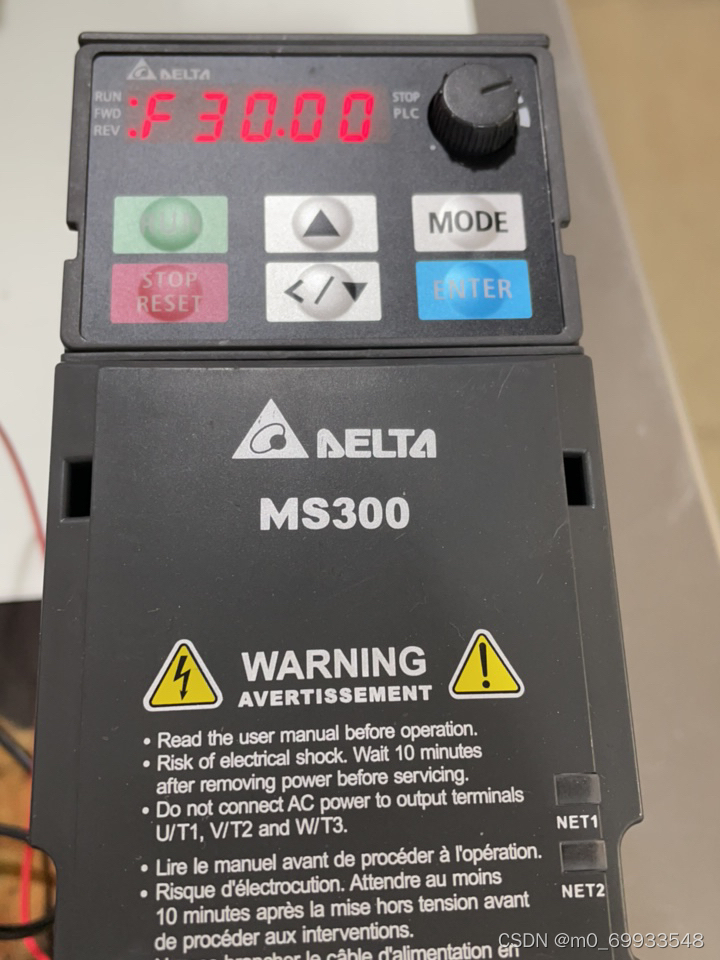 三菱FX3U与台达MS300变频器modbus通讯案例_台达ms300变频器使用外部plc
