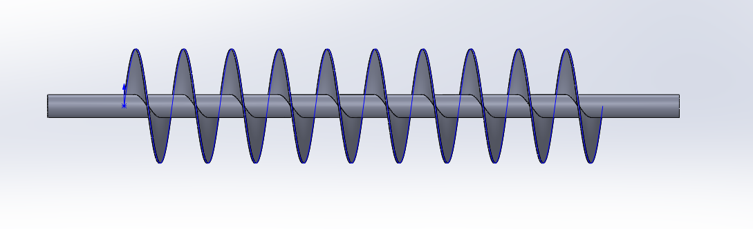 SolidWorks_画螺杆