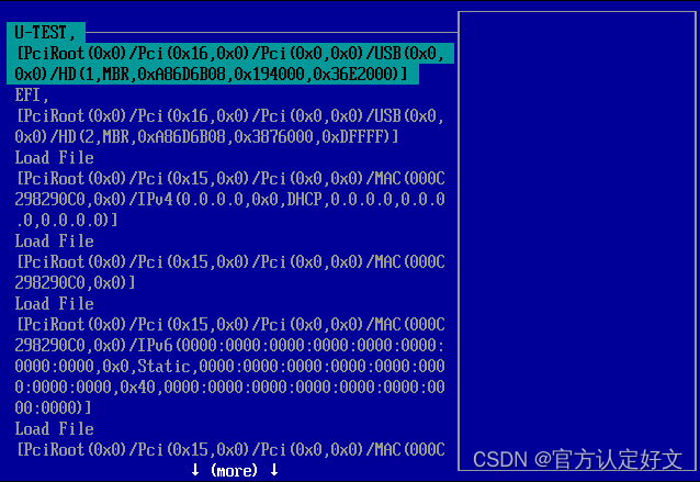 自编efi文件测试vmware虚拟机如何进入UEFI环境