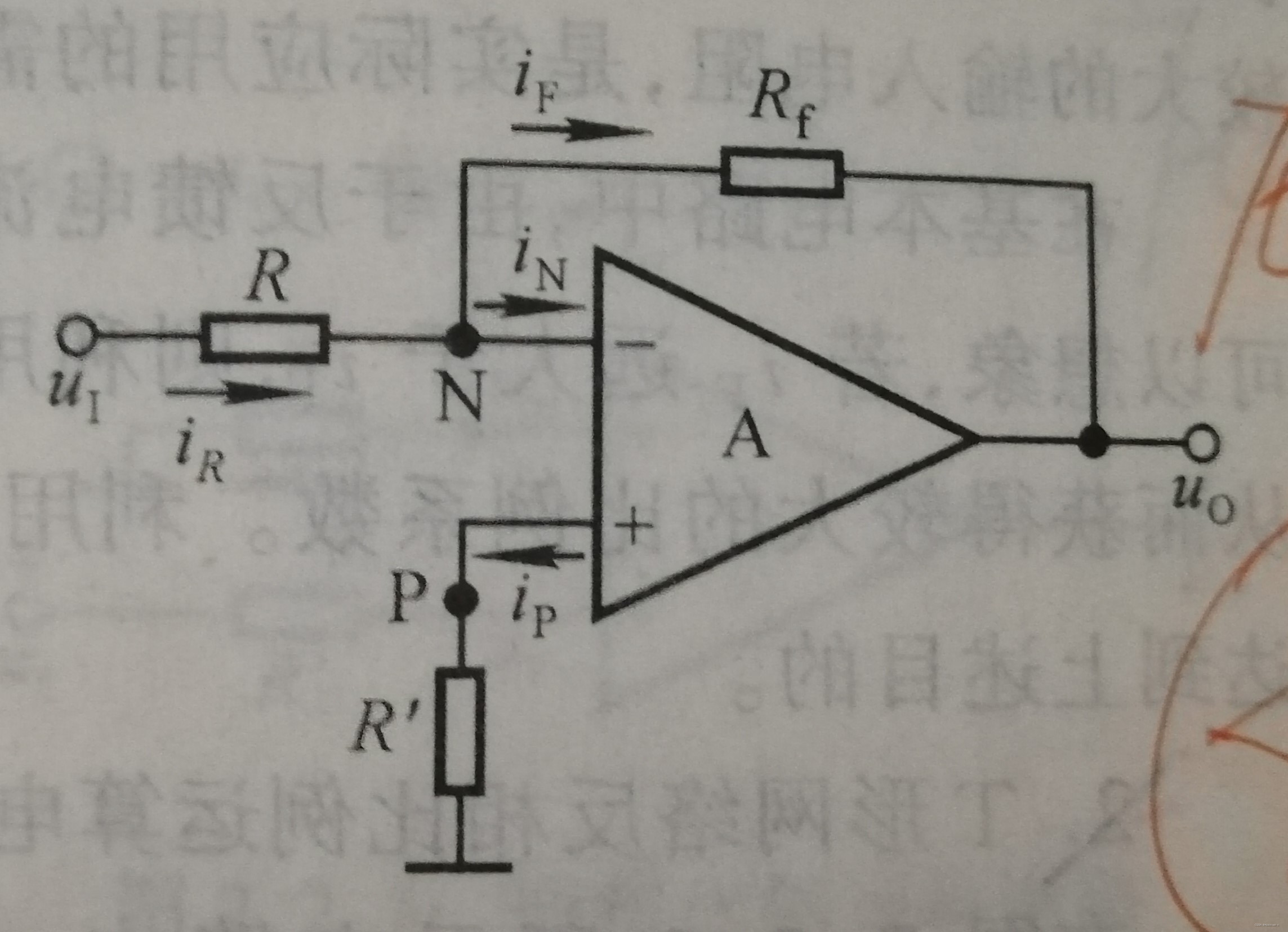 反相比例