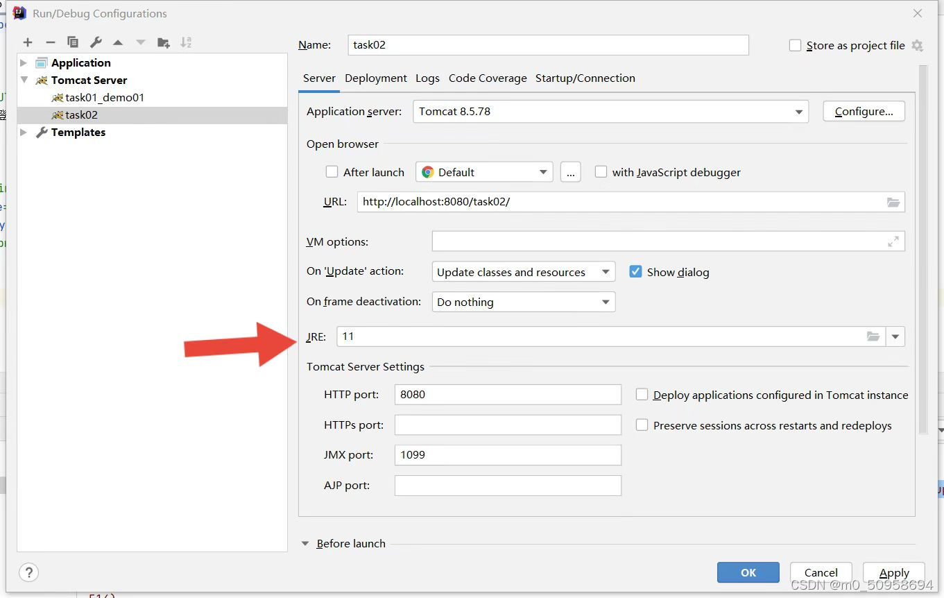 Idea中 javaweb 运行报错:has been compiled by a more recent version of the ...