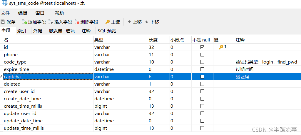 短信验证码