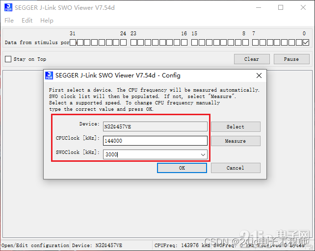 【开源代码】基于国民N32G45x系列MCU使用JLINK的SWO Viewer 组件工具_jlink swoCSDN博客