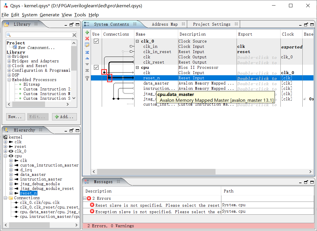 【Quartus II】基于 NIOSII 软核的流水灯实验_基于niosii的课程设计CSDN博客