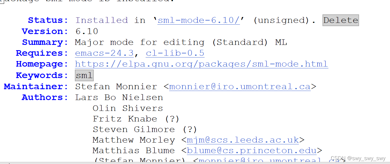 Windows10 Emacs-SML开发环境搭建_sml-mode 安装-CSDN博客