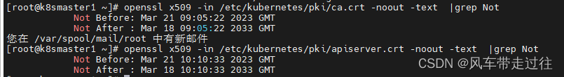 Kubeadm生成的k8s证书内容说明以及延长证书过期时间