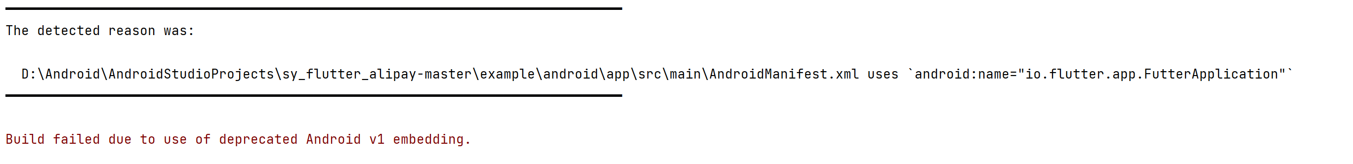 Flutter打开新项目报错Build Failed Due To Use Of Deprecated Android V1 Embedding ._没头脑&不高兴的博客-Csdn博客