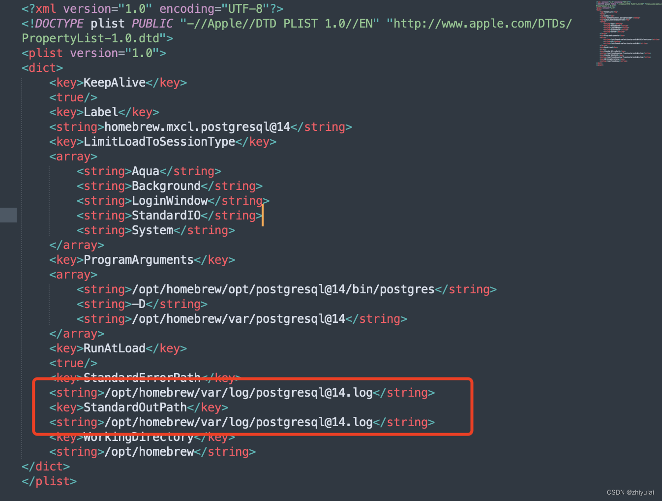 homebrew下安装的postgresql 启动服务后无法连接，status显示error的解决_brew services list