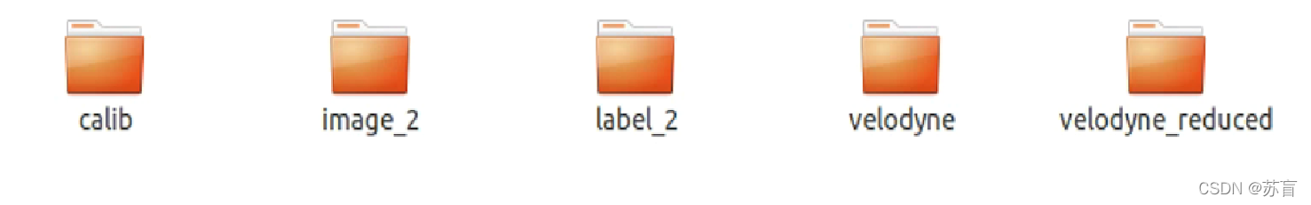 KITTI数据集的文件目录