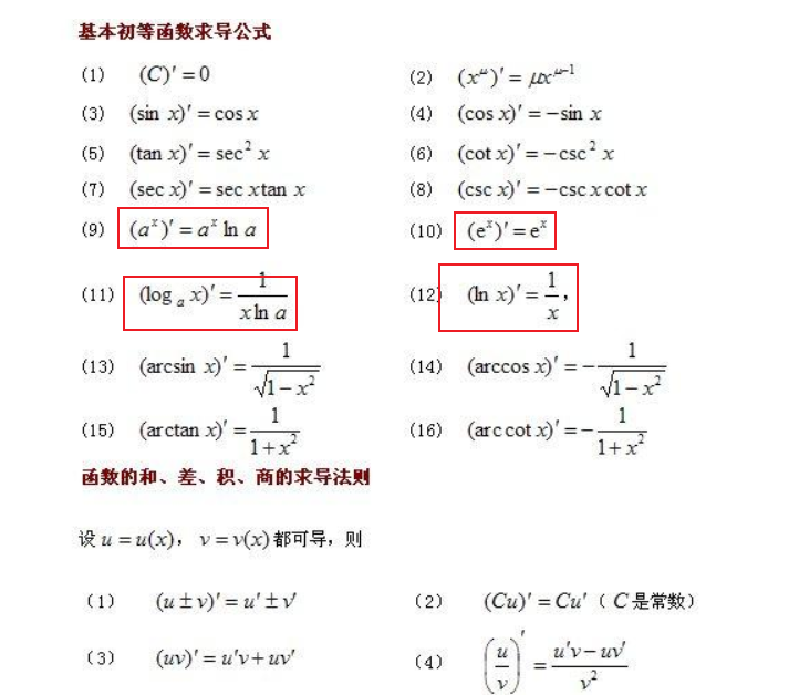 指数和对数总结【图形+公式】_0-1指数衰减-CSDN博客