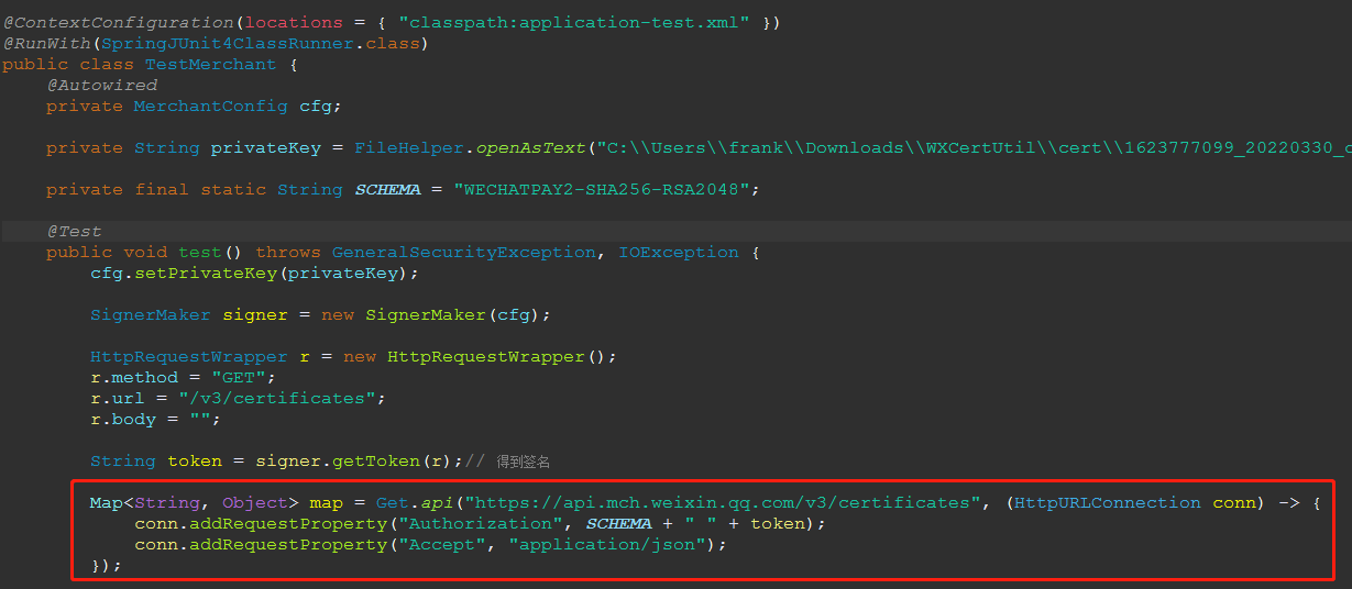 Combat WeChat payment APIV3 interface - Programmer Sought