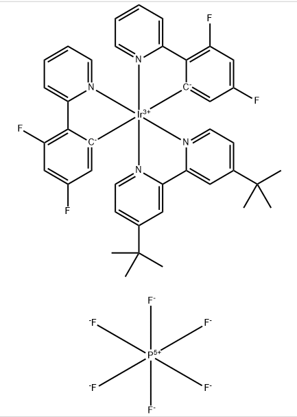 cas：1072067-44-7； (ir[dfppy]2(dtbpy))pf6 热延迟荧光材料TADF