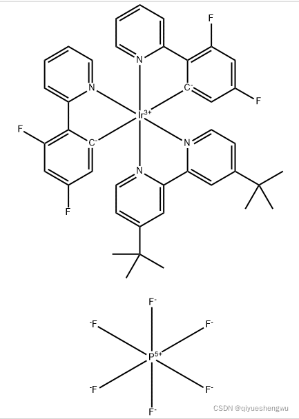 cas：1072067-44-7； (ir[dfppy]2(dtbpy))pf6 热延迟荧光材料TADF