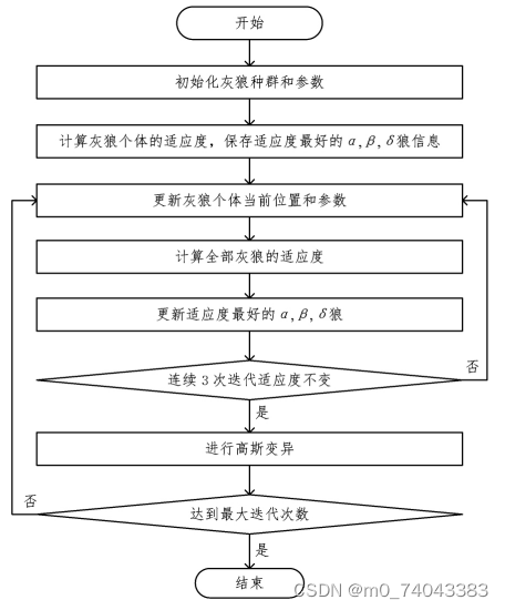 IGWO算法流程图