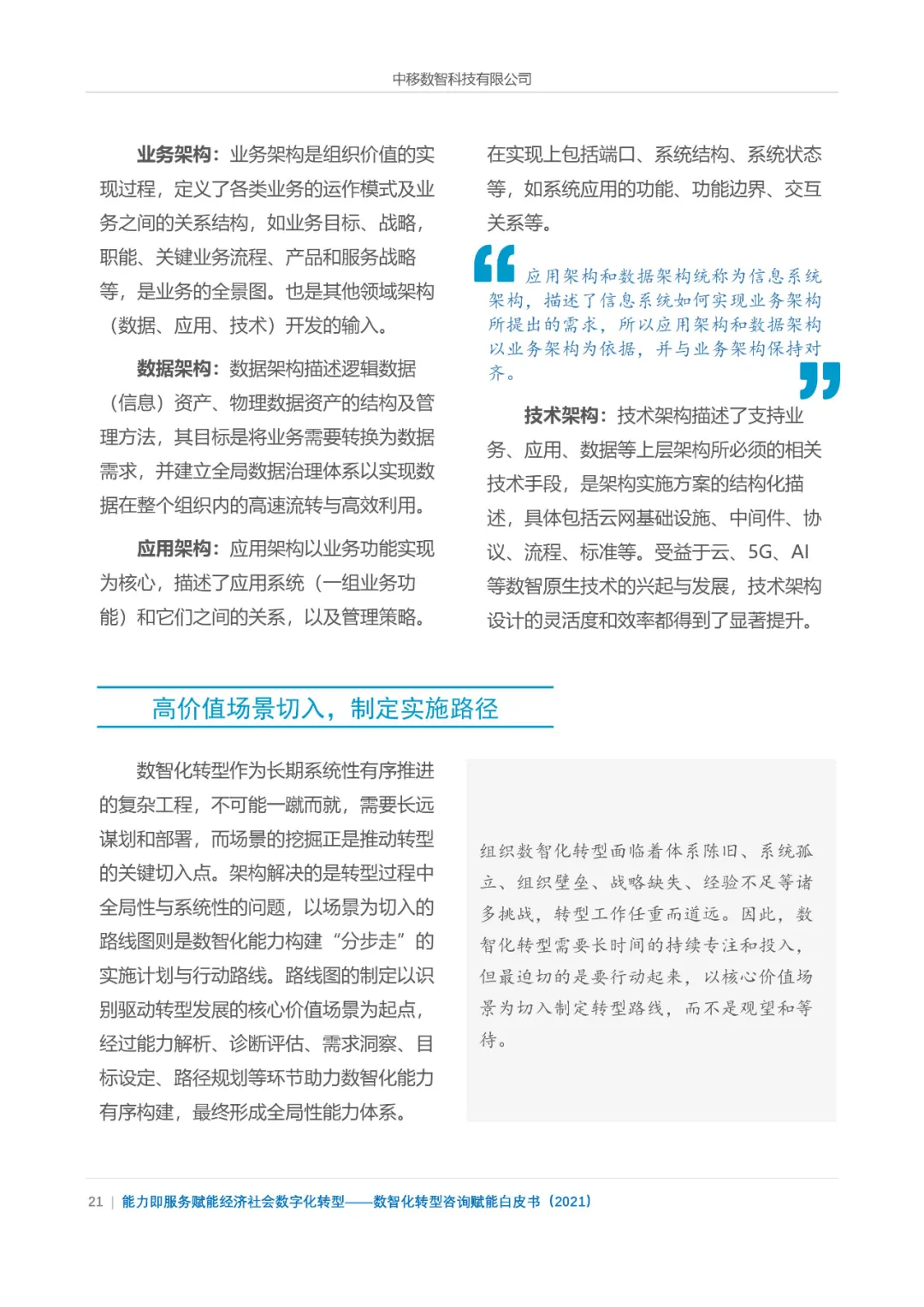 分享|数智化转型咨询赋能白皮书2021（附PDF）