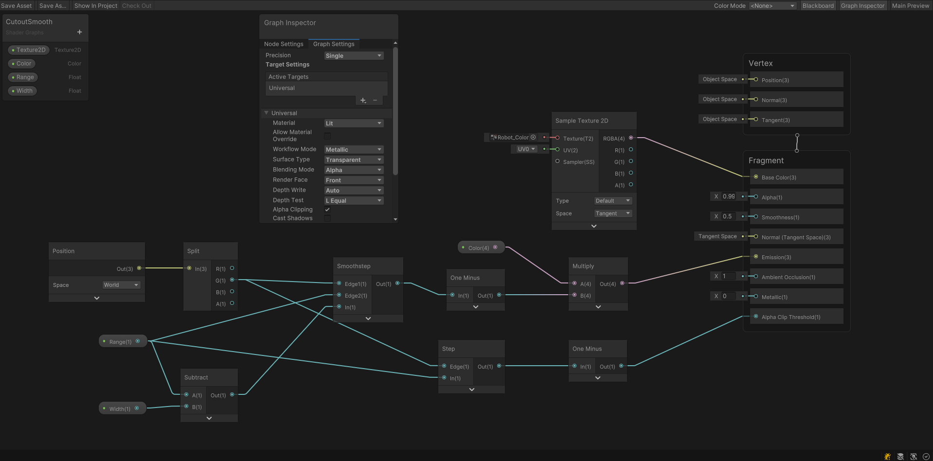 Unity之ShaderGraph如何实现上下溶解