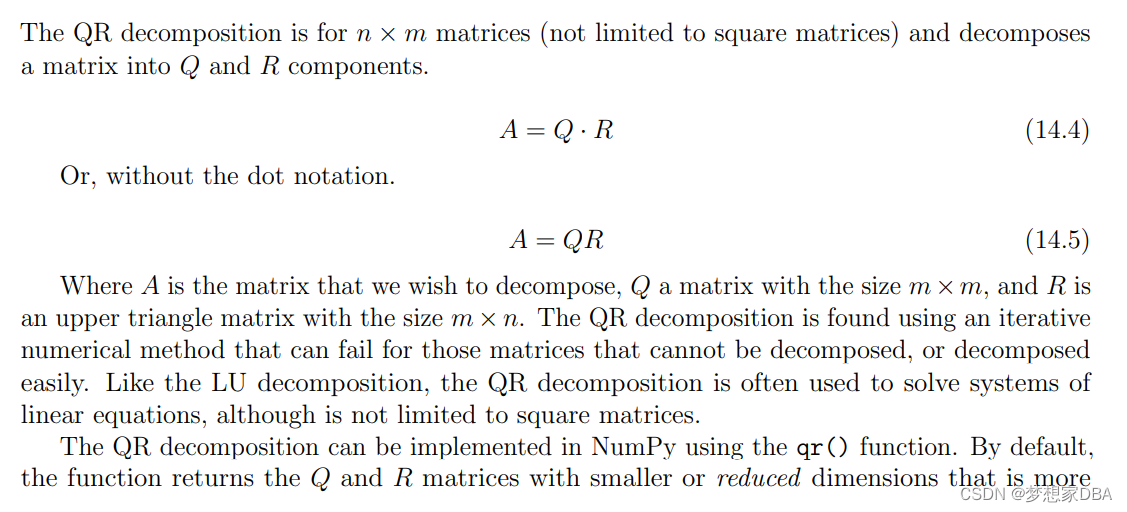 About Matrix Decompositions_matrix decomposition types-CSDN博客