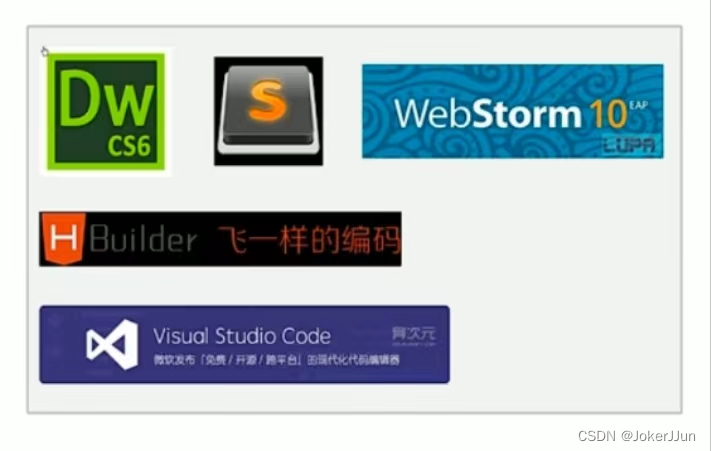 HTML标签及网页开发工具的使用（VSCode）