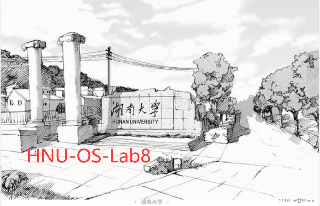 HNU-操作系统OS-实验Lab8