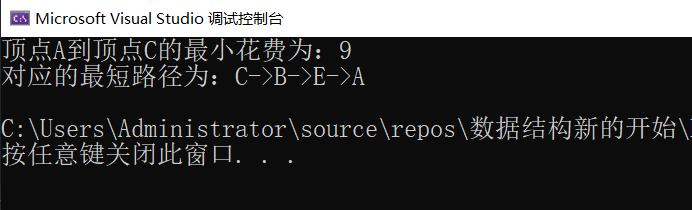 最短路径Dijkstra算法的分析与具体实现(思路加代码)