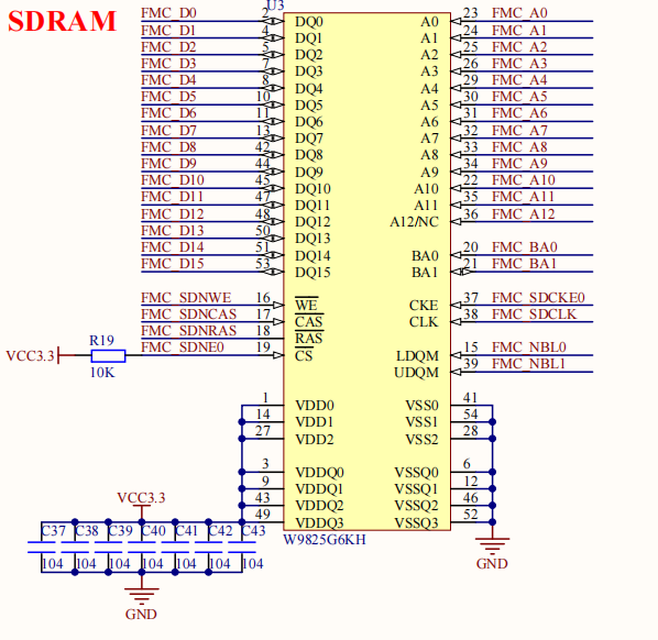 【STM32】HAL库 STM32CubeMX教程十五---FMC-SDRAM(一)_fmc 自动刷新sdram-CSDN博客