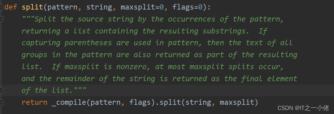 re.split()用法详解-CSDN博客