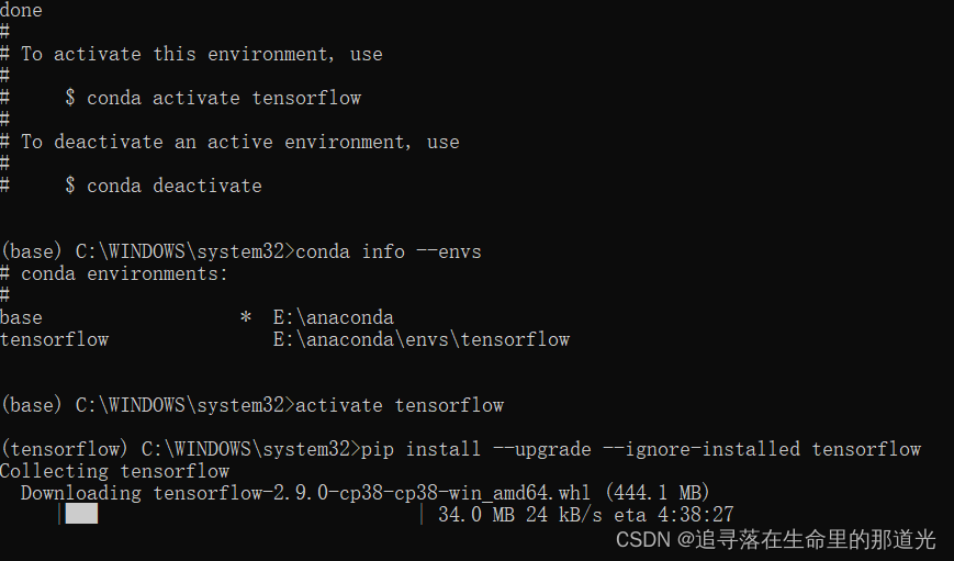 Could not find conda environment: tensorflow_environmentnamenotfound
