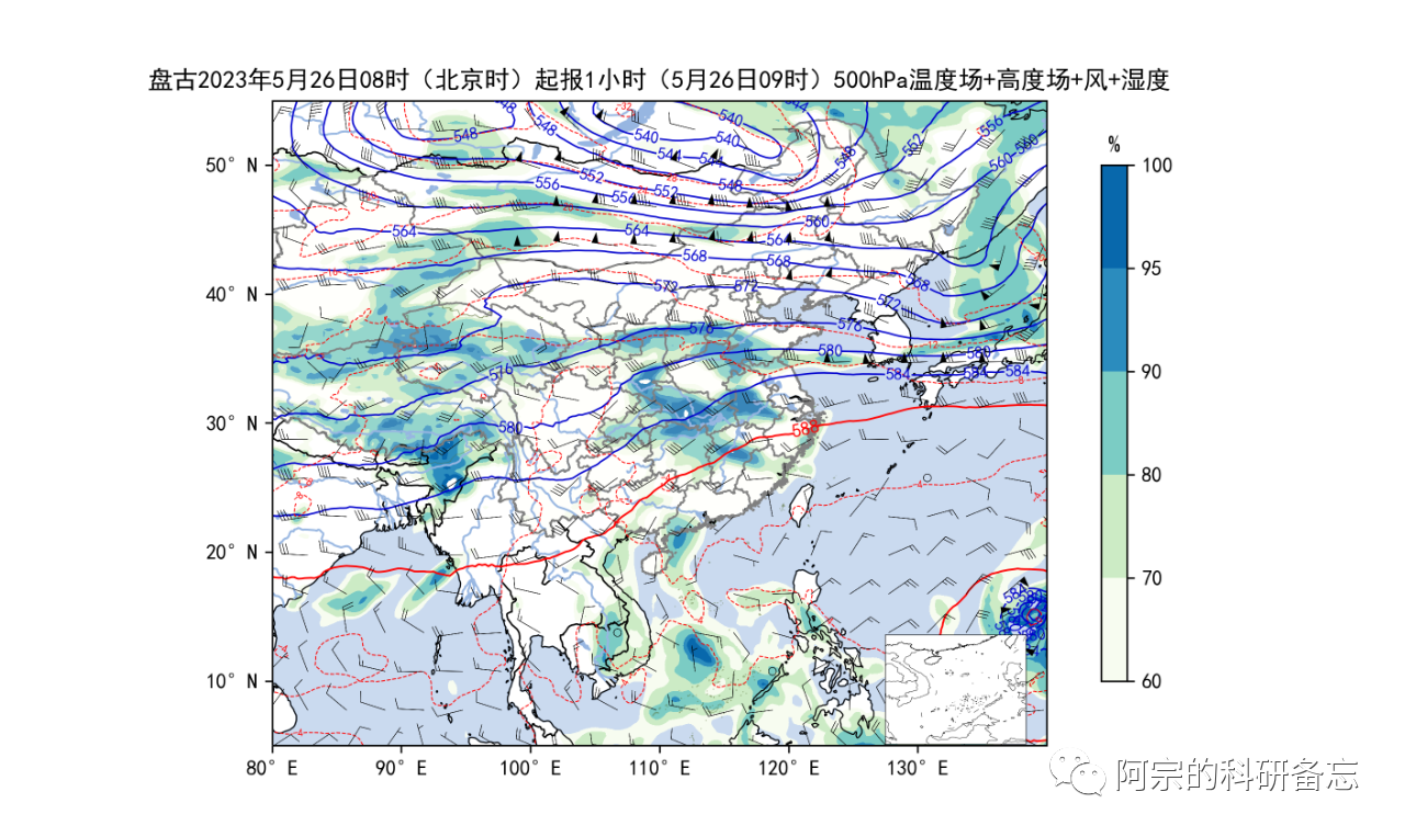 如何用python绘制高空环流图，详细教程附上！_绘制环流场-CSDN博客
