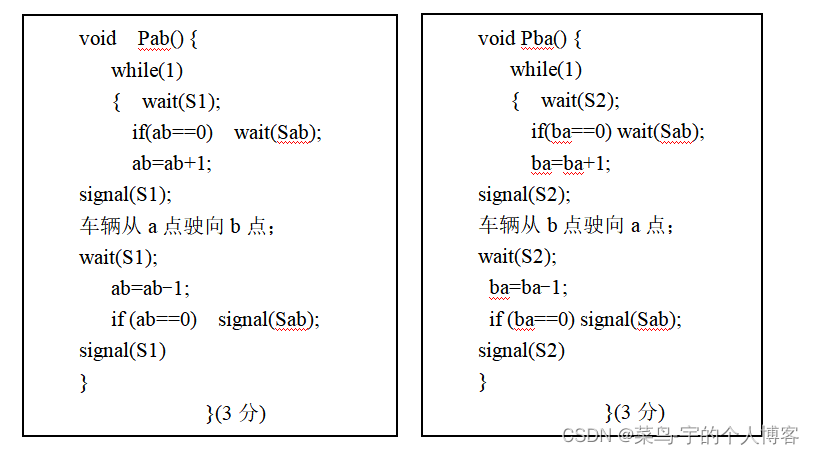 《操作系统》期末考试卷3参考答案