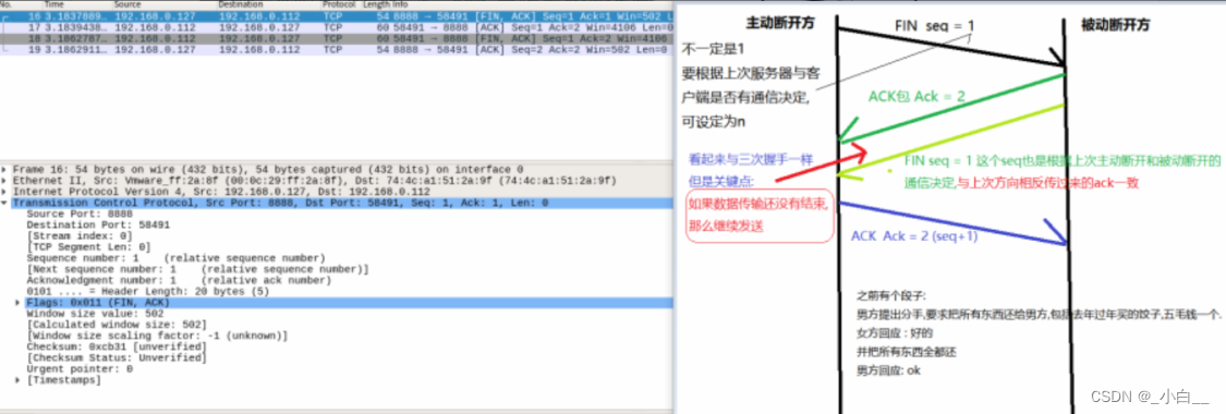 广播组播、本地套接字通信、wireshark、以太网帧格式、三次握手四次挥手