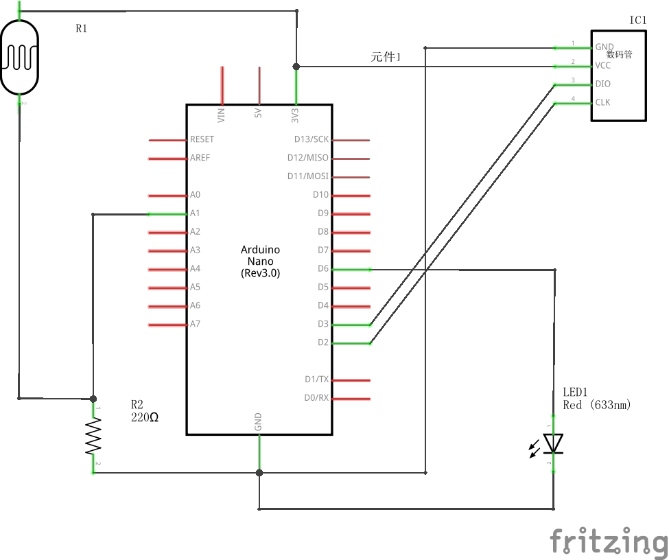 Arduino 自动调亮灯