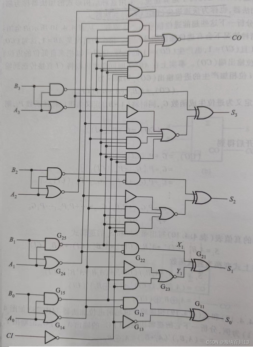 加法器原理及电路图图片