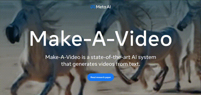 文本生成视频Make-A-Video，根据一句话就能一键生成视频 Meta新AI模型