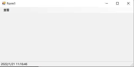 C#winform【查看状态栏--StatusStrip】--实战练习二_winform中使用statusstrip控件实现状态栏-CSDN博客