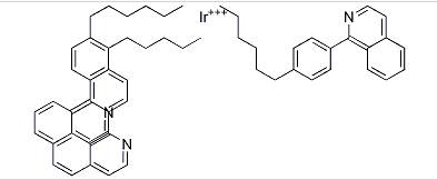 cas：1240249-29-9 ，Ir(hpiq)3，三[5-己基-2-(1-异喹啉基)苯基]铱