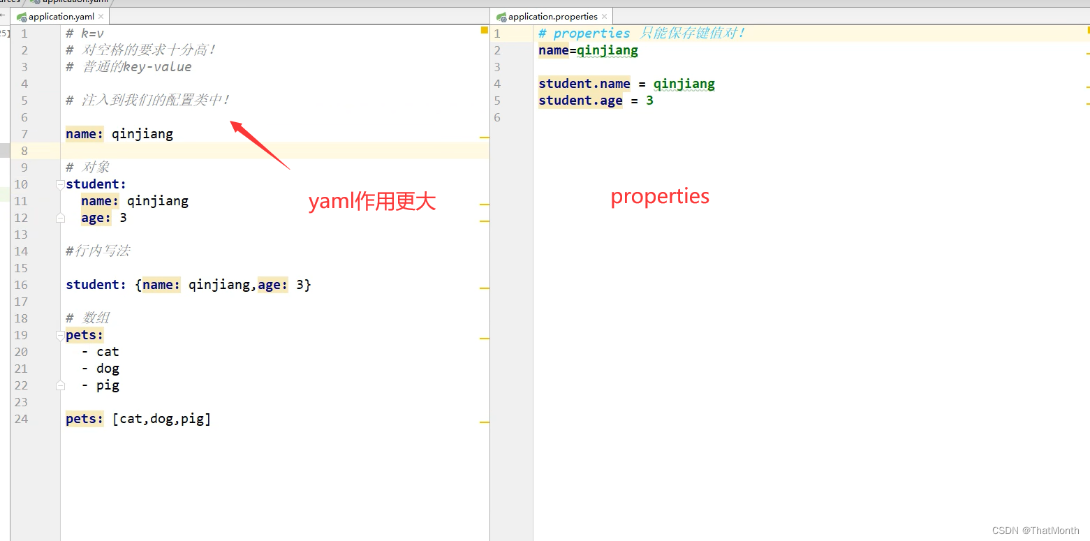 springboot项目中的yaml文件语法规则_springboot yml配置文件几个空格-CSDN博客
