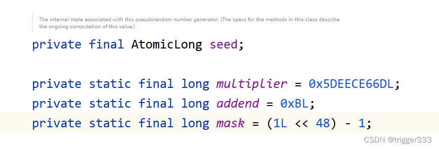 Java随机数类 Random 源码解析