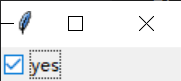 tkinter checkbutton