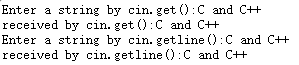 cin.get()吸收换行符是有效的