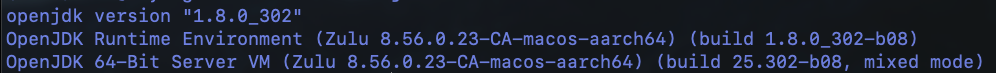 OpenJDK version