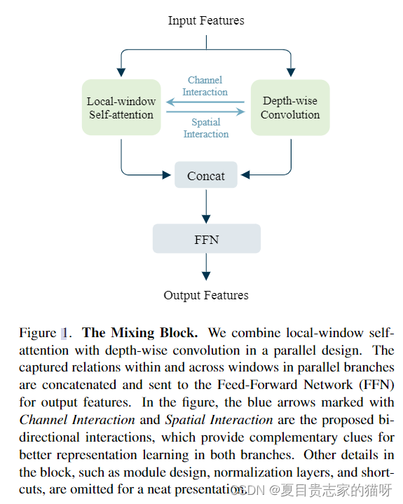 Mixed Block Example 【论文笔记】MixFormer: Mixing Features across Windows and Dimensions-CSDN博客
