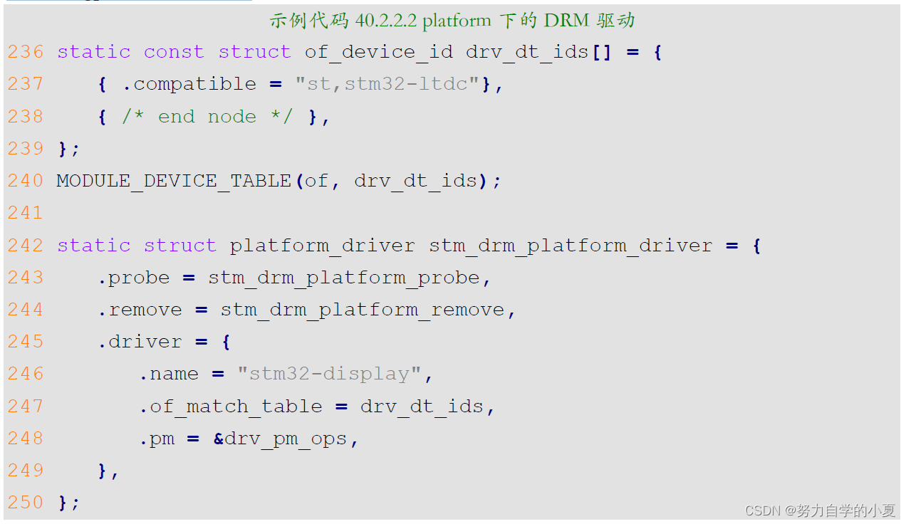 platform下的DRM驱动