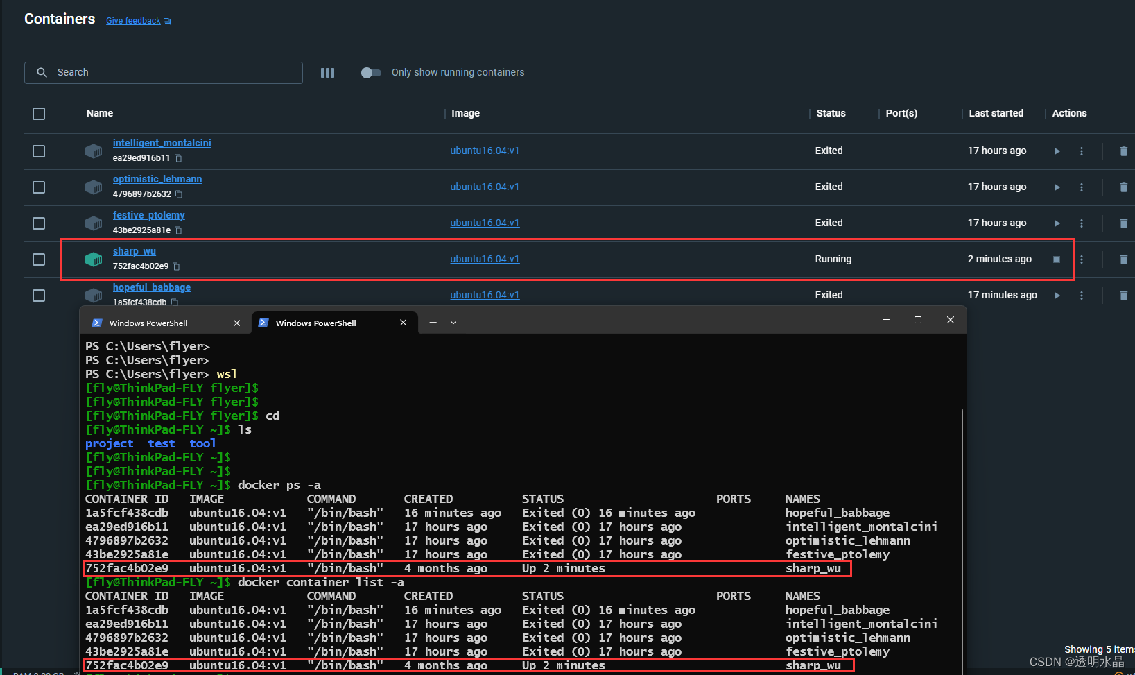 工具 | docker删除不使用的容器