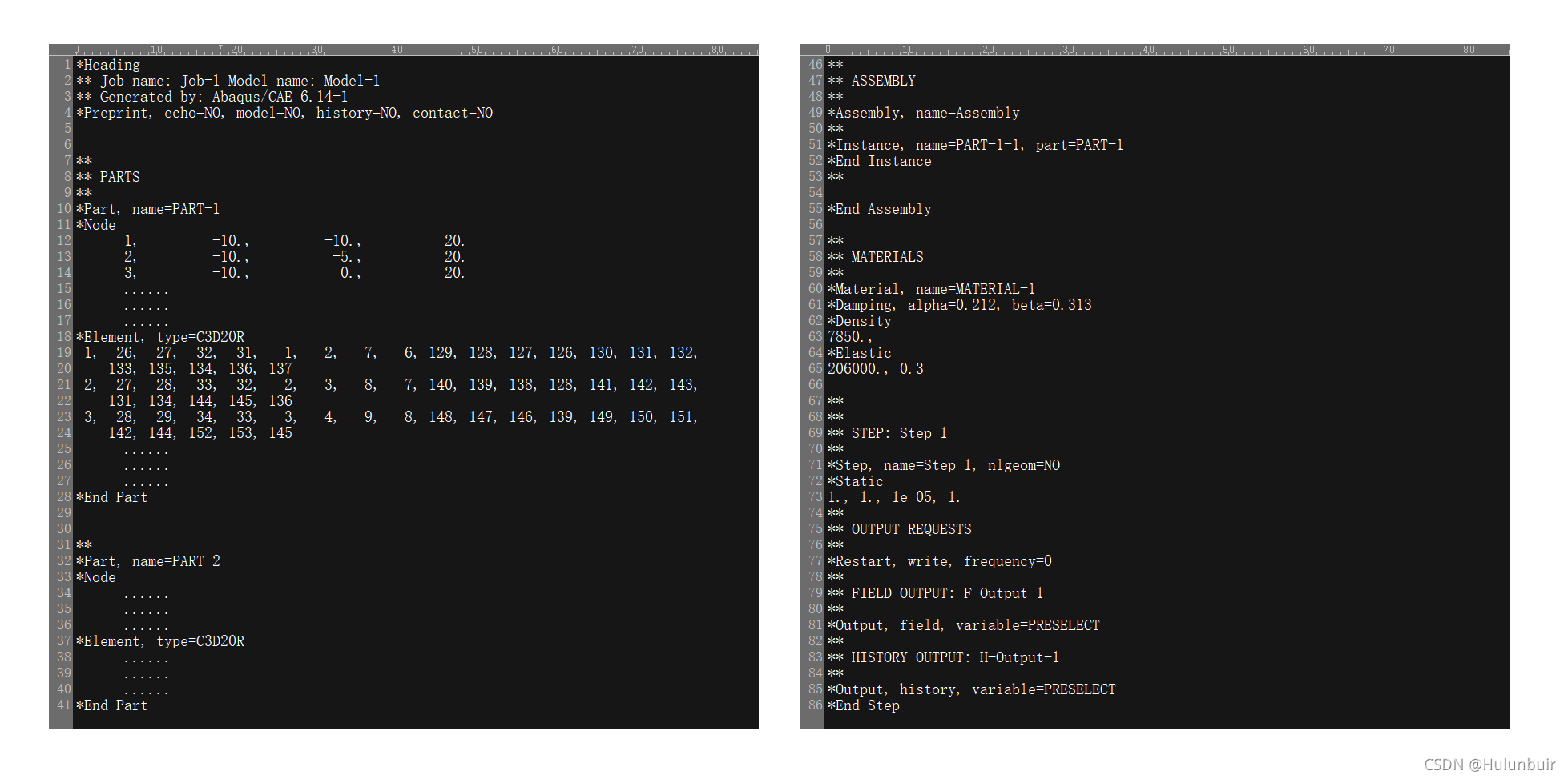 Python 语言创建 Abaqus inp 文件_python如何编写abaqus inp文件-CSDN博客