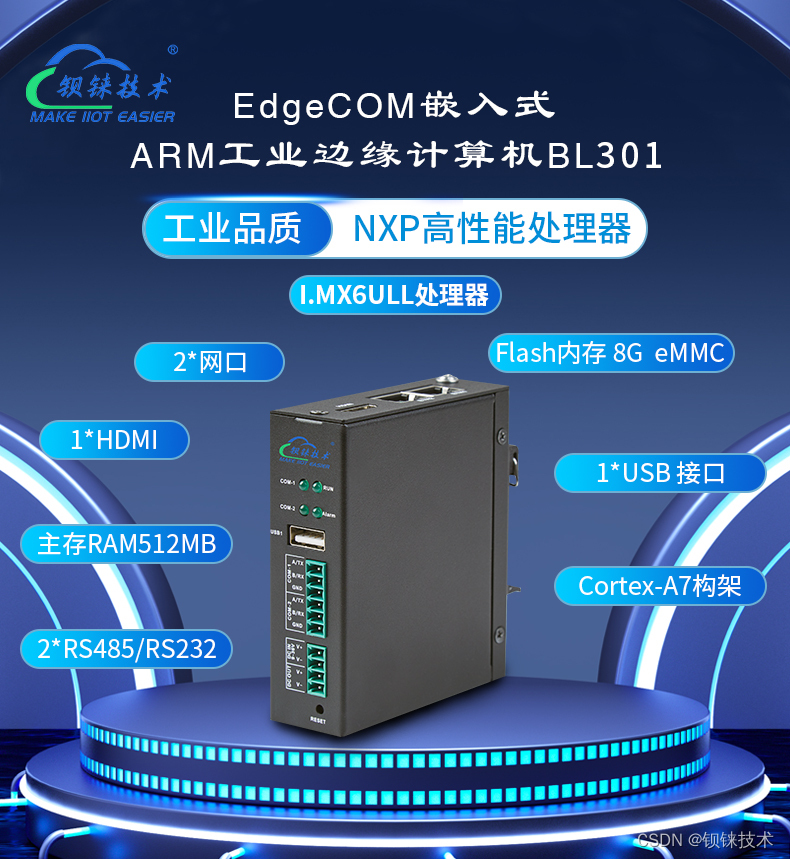 EdgeCOM嵌入式边缘计算机的参数配置